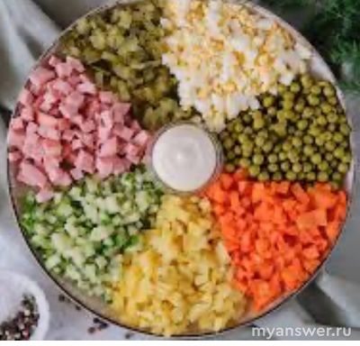 Что делать, чтобы сохранить оливье подольше? Может, разделить продукты?