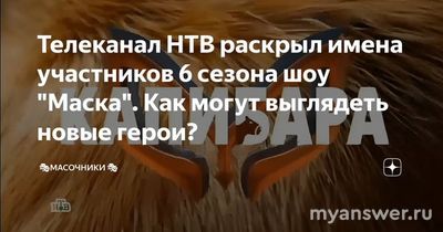 Шоу "Маска", 6 сезон (2025). Как могут выглядеть костюмы участников?