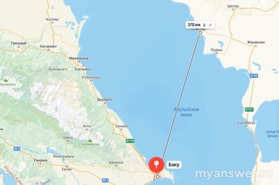 Город Актау., сколько км от Баку, Грозного, от российской границы?