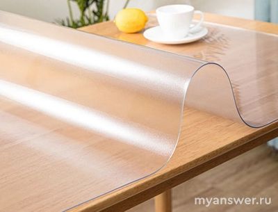 Гибкое стекло на кухонный стол так ли уж практично : все за и против?