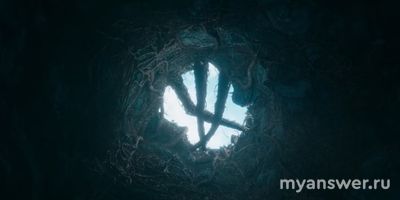 Сериал Извне, какое значение имеет символ в тоннеле? Что он означает?